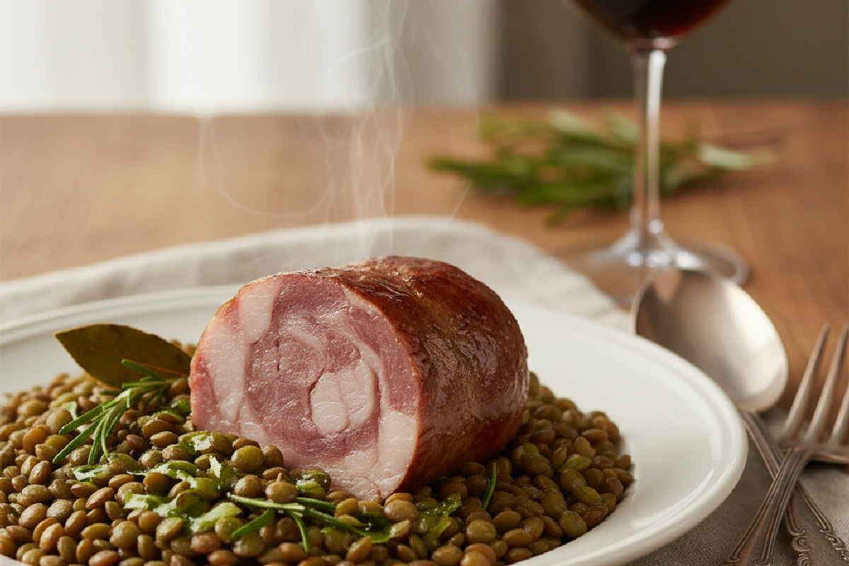 Il cotechino con lenticchie trasforma il Capodanno: segreti per un piatto perfetto