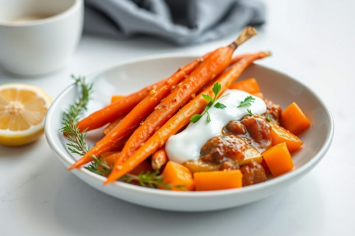 Carote al burro e yogurt con curry affumicato: il piatto che rivoluziona il contorno tradizionale