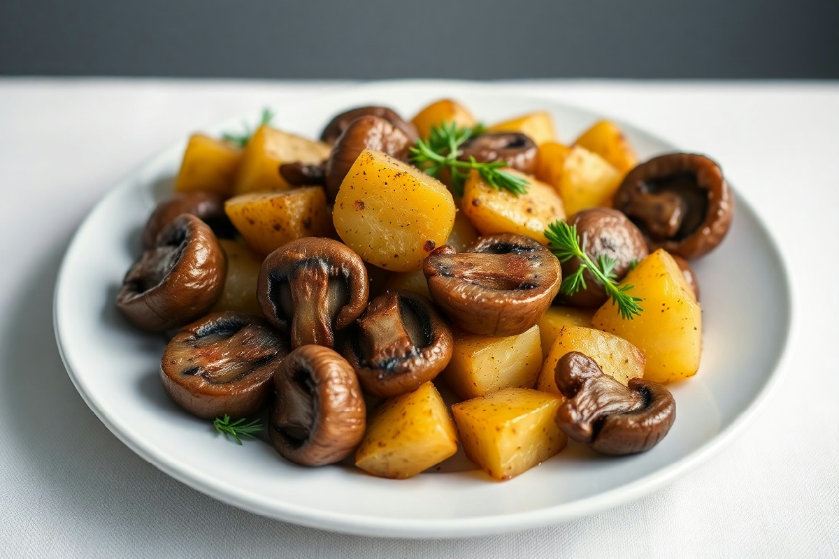 Patate e funghi al forno: il contorno irresistibile che renderà la tua tavola indimenticabile